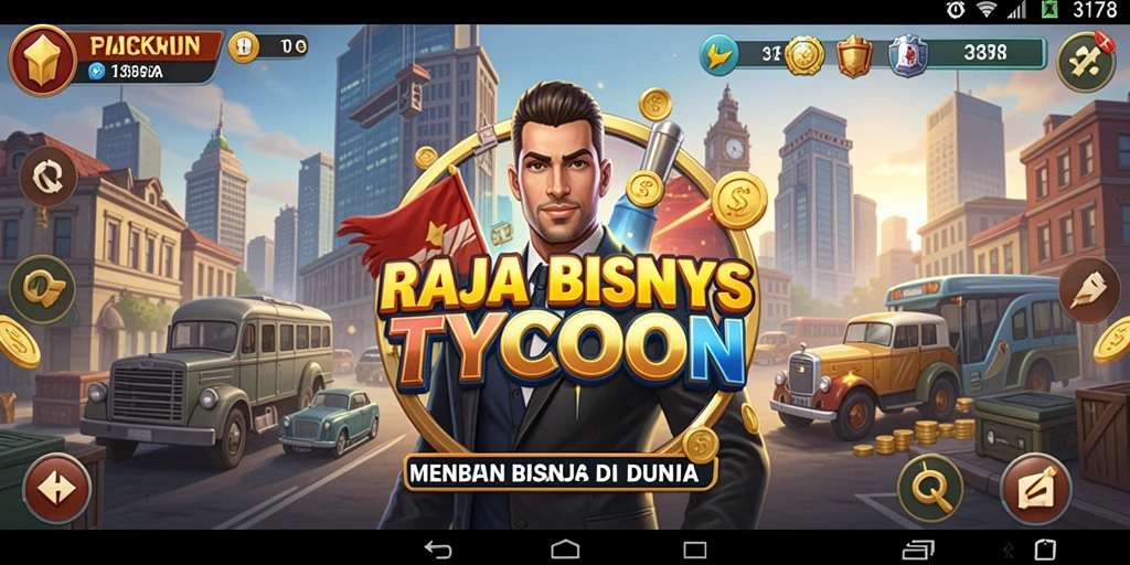 Gameplay mengasyikkan di dunia Tycoon dengan berbagai tantangan.