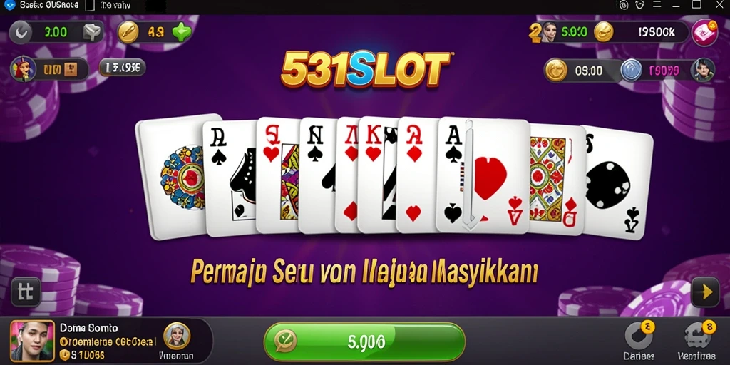 Tampilan gameplay seru di 531SLOT dengan lingkungan yang interaktif.