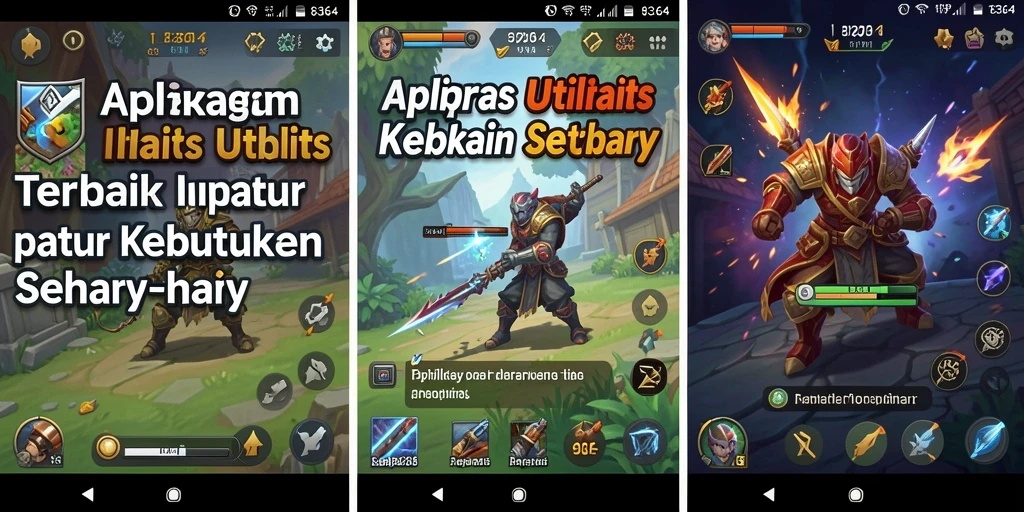 Tampilan antarmuka aplikasi 8364 yang sederhana dan mudah digunakan.