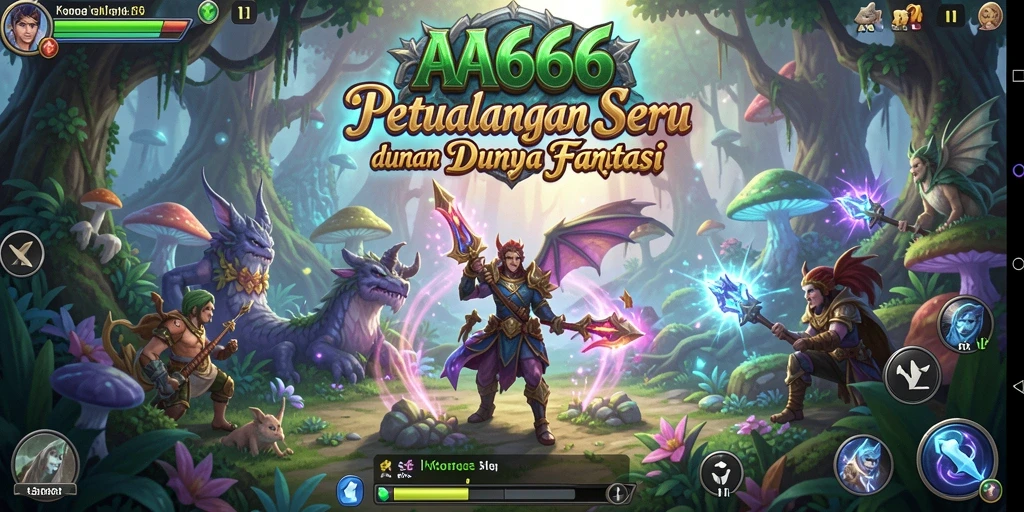 Tampilan menarik dari gameplay RPG di AA666 yang penuh petualangan.