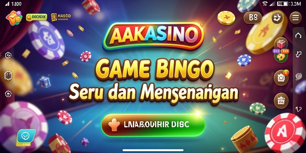 Screenshot gameplay Bingo AAKASINO yang menarik dan dinamis.