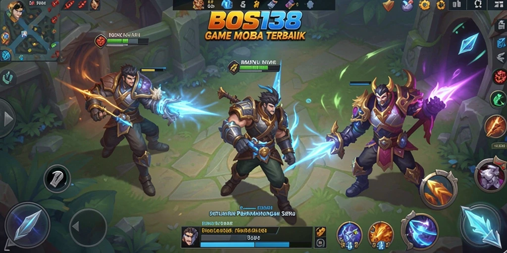 Tampilan gameplay seru dan penuh aksi di BOS138.