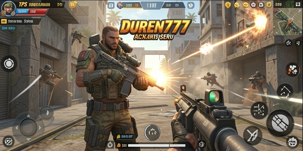 Tampilan menarik dari gameplay DUREN777 saat pertempuran berlangsung.