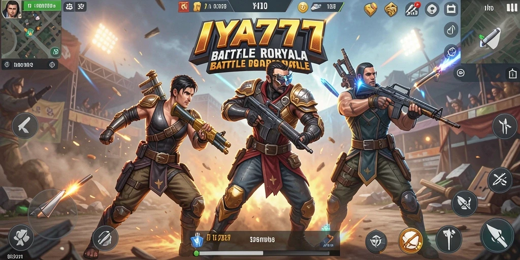Tampilan gameplay IYA777 yang seru dalam mode Battle Royale.