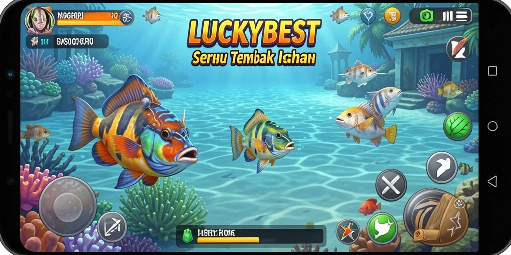Gameplay seru menembak ikan di LUCKYBEST.