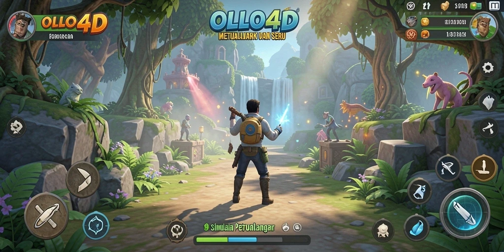 Tampilan gameplay OLLO4D yang menarik dan interaktif.