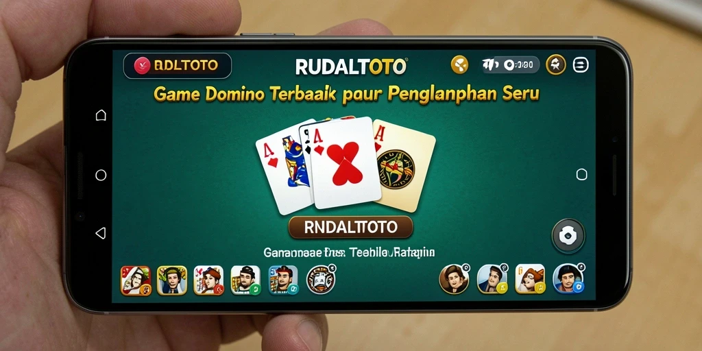 Tampilan menarik dari permainan Domino di RUDALTOTO.