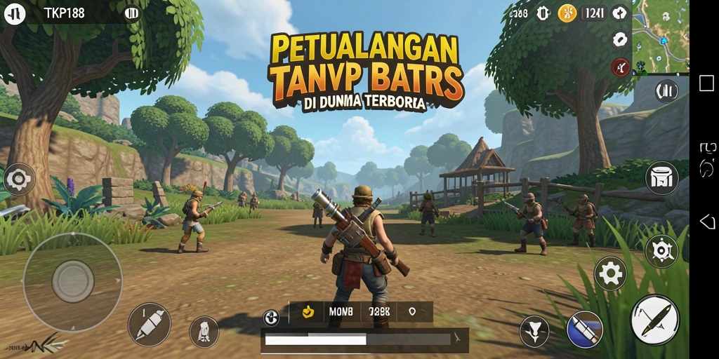 Tangkapan layar gameplay TKP188 menampilkan eksplorasi dunia terbuka yang menakjubkan.